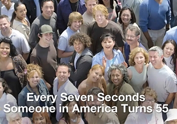 Every Seven Seconds Someone in America Turns 55.